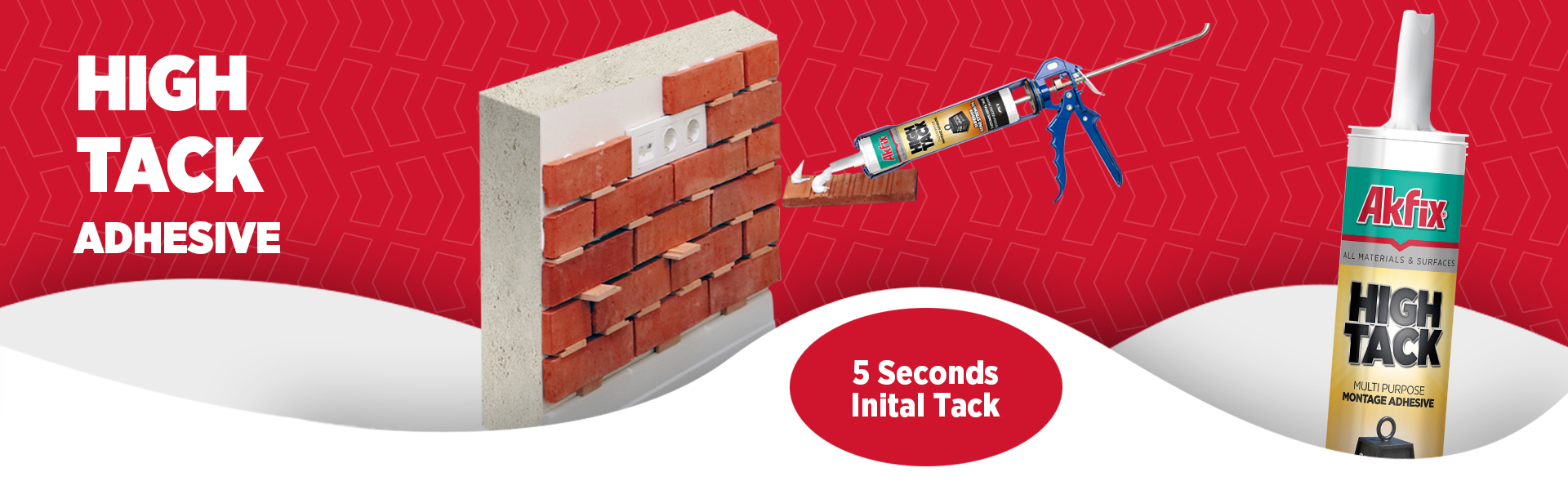 High Tack adhesive banner