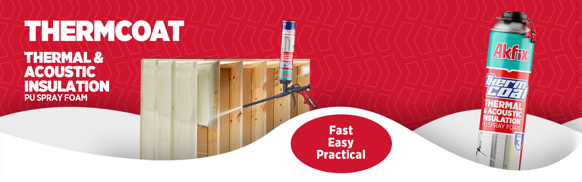Thermcoat thermal acoustic insulation spray foam